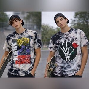 TWO Tie-Dye Graphic Tee